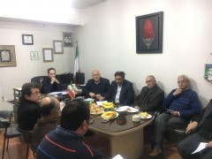 حضور رئیس و دبیر کمیته انضباطی فدراسیون فوتبال در جلسه هیأت مدیره جمعیت حامیان هواداران حضور رئیس و دبیر کمیته انضباطی فدراسیون فوتبال در جلسه هیأت مدیره جمعیت حامیان هواداران