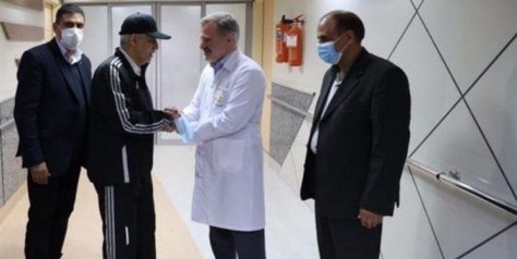 وزیر ورزش و جوانان از بیمارستان مرخص شد+تصاویر