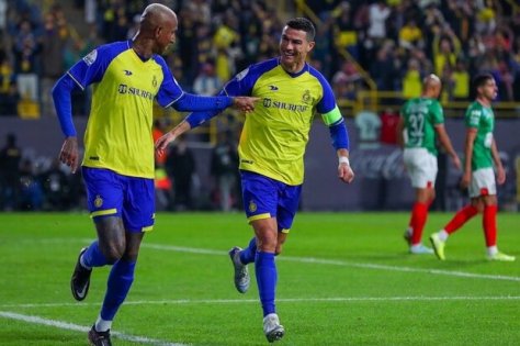 واکنش رونالدو به انجام اولین بازی برای النصر عربستان