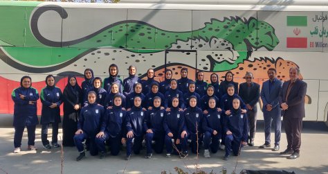 مراسم بدرقه تیم ملی زیر 15 سال دختران