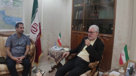 دیدار دبیرکل فدراسیون و سفیر ایران در قطر