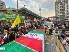 تشییع پیکر «حاج قاسم و ابومهدی» در کاظمین