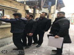 مراسم ترحیم شادروان حاج سید رسول امین جواهری مدیرعامل جمعیت