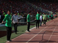 همیاران هوادار پرتلاش جمعیت در شهرآورد 90 استقلال و پرسپولیس - عکاس:اشکان باقرزاده