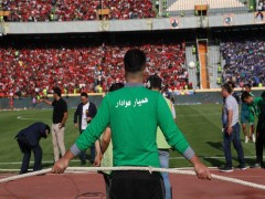 همیاران هوادار پرتلاش جمعیت در شهرآورد 90 استقلال و پرسپولیس - عکاس:اشکان باقرزاده