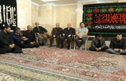 عزاداری اربعین حسینی با حضور اعضای جمعیت و اهالی فوتبال