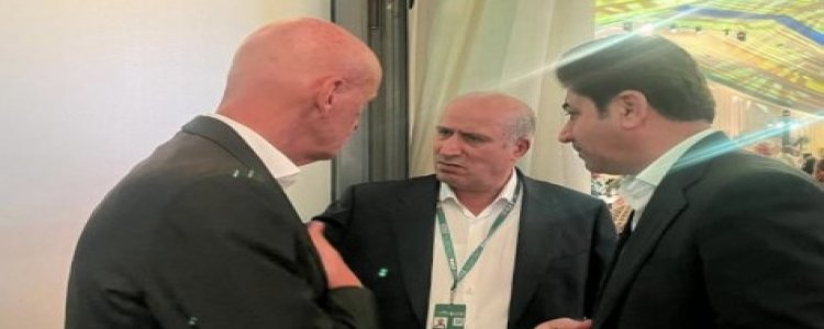 گفتگوی رییس فدراسیون فوتبال ایران و رییس کیمته داوران فیفا