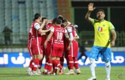 نفت آبادان 1 - 2 پرسپولیس؛ برتری با دبل شیخ دیاباته