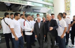 حضور معاون وزیر ورزش در جمع کاروان ورزشی ایران
