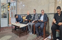 حضور پرشور و گسترده جامعه فوتبال در سوگ رئیس مذهب شیعه