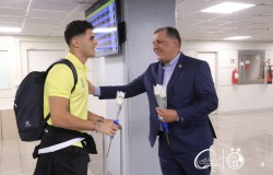 ورود الغرافه به ایران با استقبال رسمی مسئولان و مدیران باشگاه استقلال