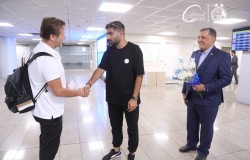 ورود الغرافه به ایران با استقبال رسمی مسئولان و مدیران باشگاه استقلال