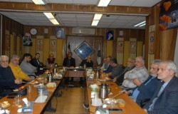 نشست هفتگی کارگروه ورزش حزب موتلفه اسلامی با حضور هادی ساعی