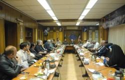 نشست سرمربیان تیم های ملی کشتی آزاد و فرنگی با کارگروه ورزش حزب موتلفه اسلامی