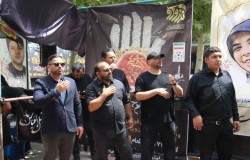 عزاداری باشکوه فوتبالی ها در مرکز ملی فوتبال